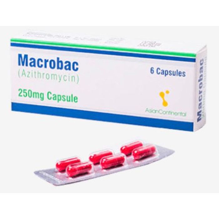 Macrobac 250mg Capsules (6s)