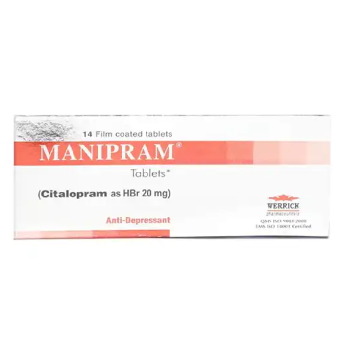 Manipram 20mg Tablets (14s)