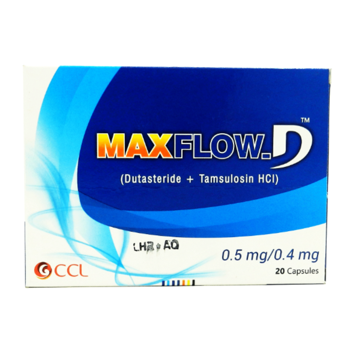 Maxflow D 0.5mg/0.4mg Capsules (20s)