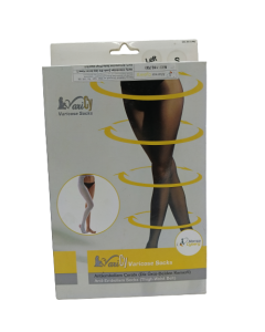 Mc 110733 Xl Left Varicy Anti Embolism Socks Thigh