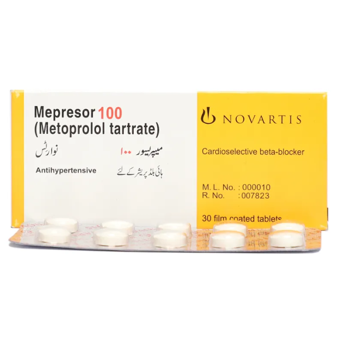 Mepresor 100mg Tablets