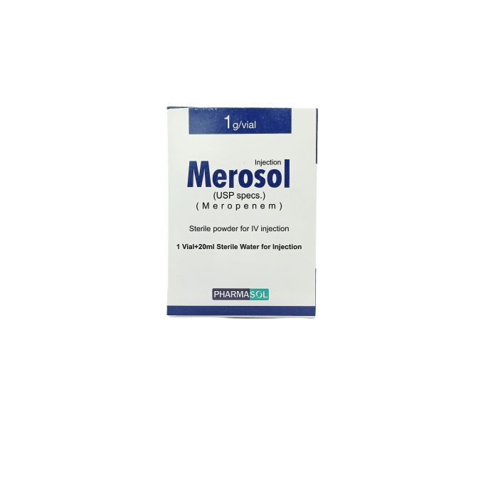 Merosol 1000mg Inj 20ml