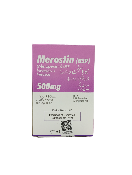 Merostin 500mg Injection Iv