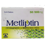Metliptin 50mg 500mg Tablets (28s)