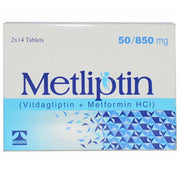 Metliptin 50mg 850mg Tablets (28s)