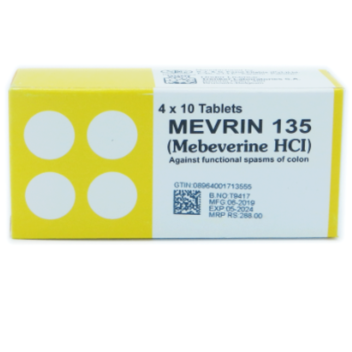 Mevrin 135mg Tablets (40s)