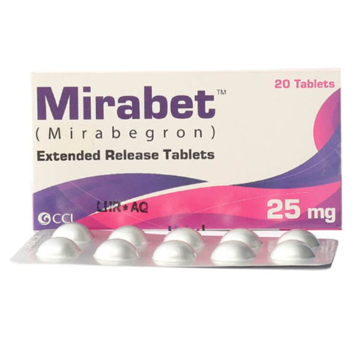Mirabet 25mg Tablets (20s)