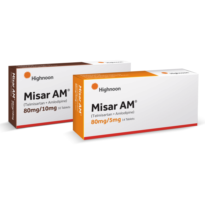 Misar Am 80 5mg Tablets 20s