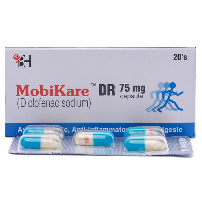 Mobikare Dr 75mg Capsules (20s)