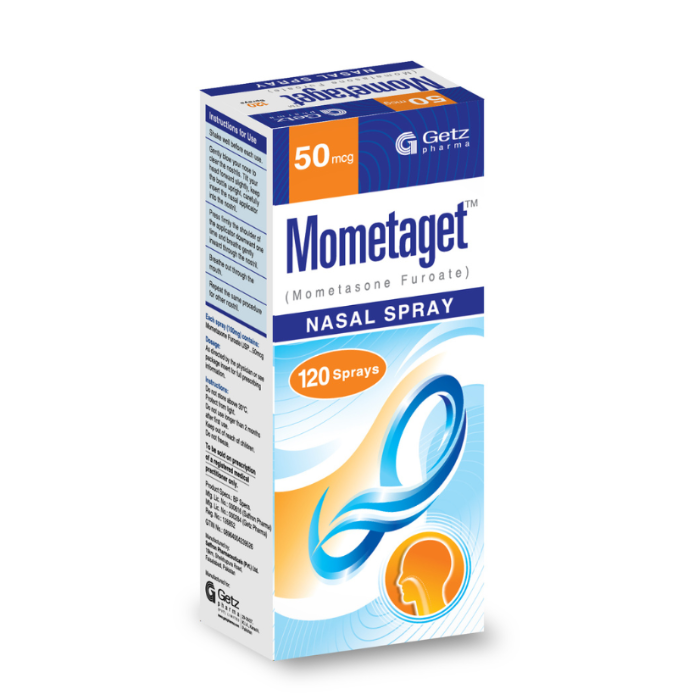 Mometaget 50mg Nasal Spray (120s)