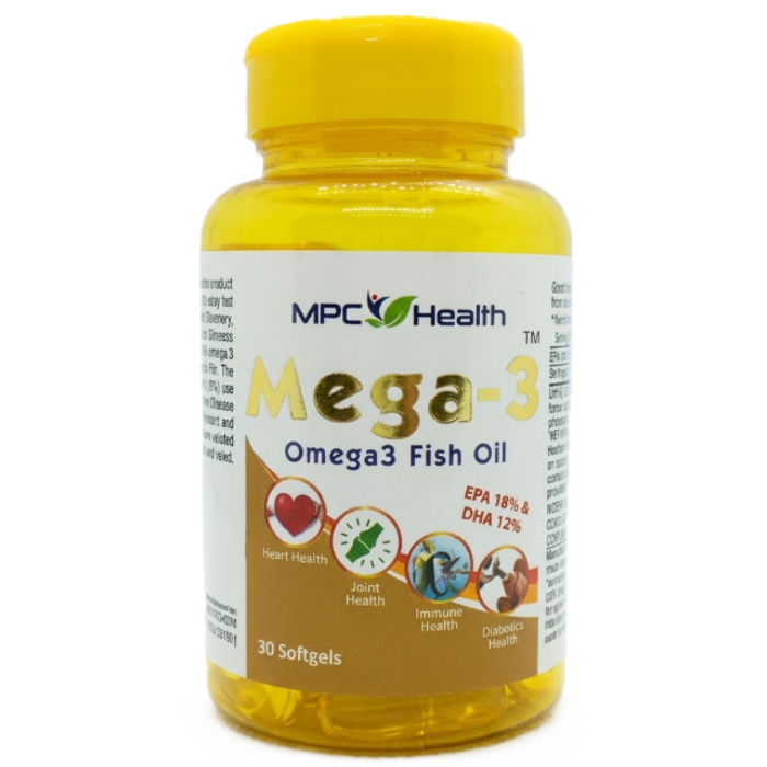 Mpc Omega 3 Fish Oil 1000mg Capsules (30s)