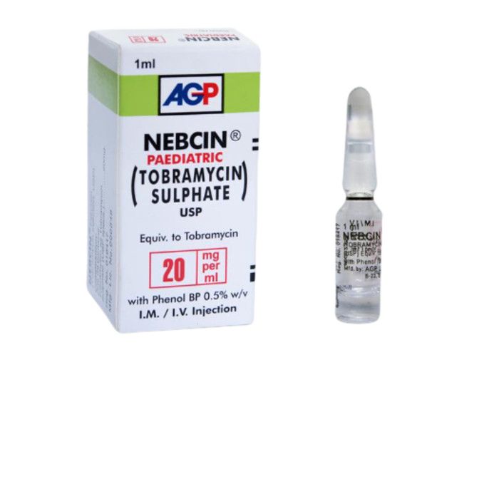 Nebcin 20mg Injection