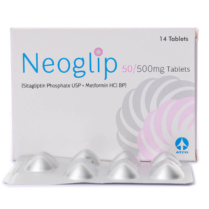 Neo Glip 50 500mg Tablets