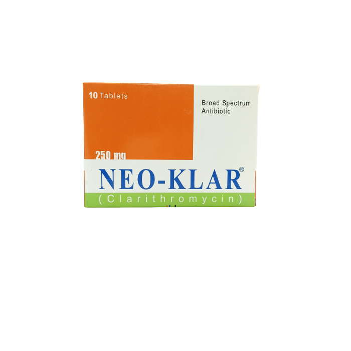 Neo Klar 250mg Tablets