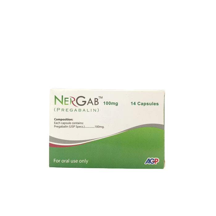Nergab 100mg Capsules