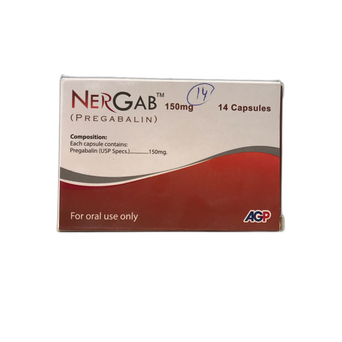 Nergab 150mg Capsules