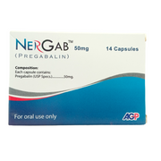 Nergab 50mg Capsules (14s)