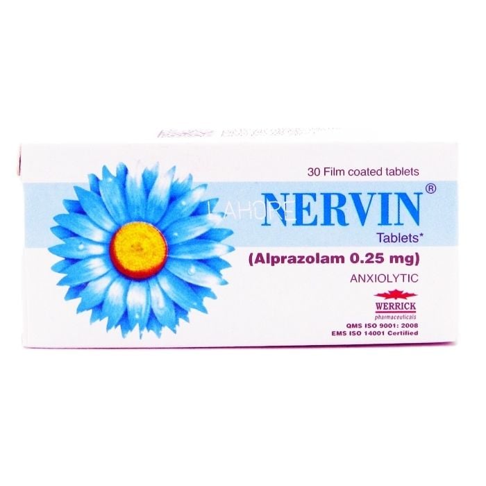 Nervin 0.25mg Tablets