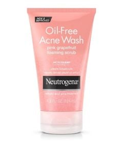 Neutrogena Acne Wash Scrub 124ml Pink Grapefruit
