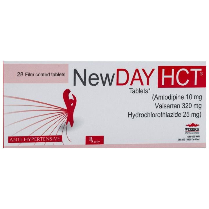 New Day Hct 10mg/320mg/25mg Tablets (28s)