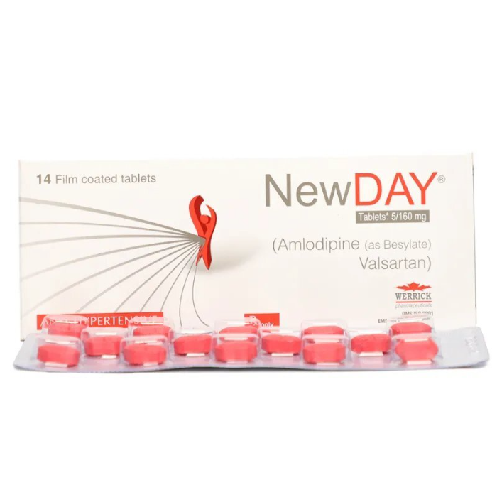 New Day Hct 5mg/160mg/12.5mg Tablets (28s)