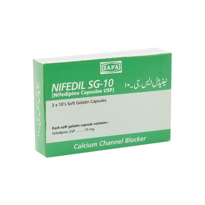 Nifedil Sg 10mg Capsules
