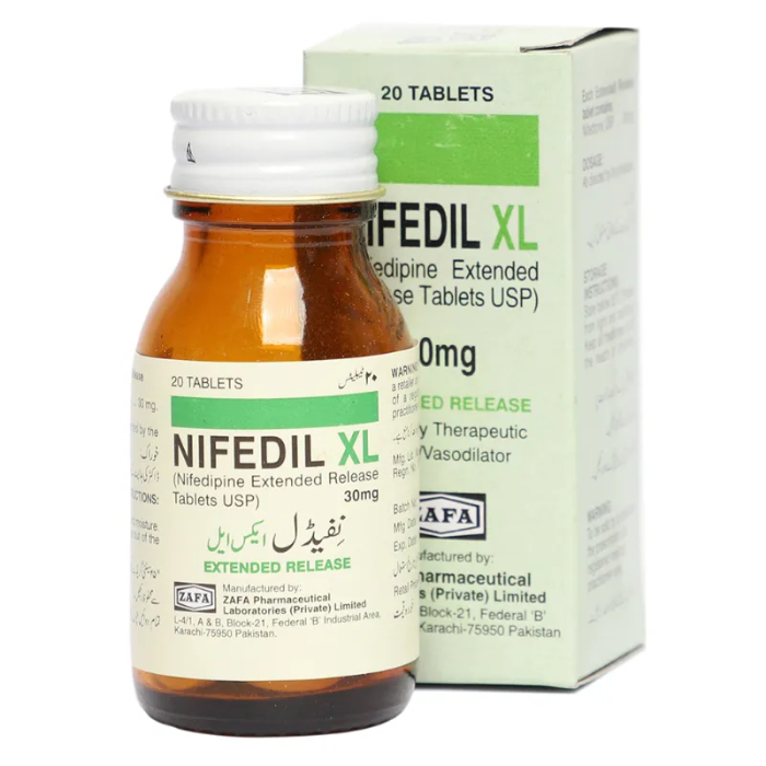 Nifedil Xl 30mg Tablets (20s)