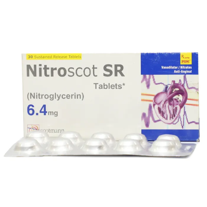 Nitroscot Sr 6.4mg Tablets