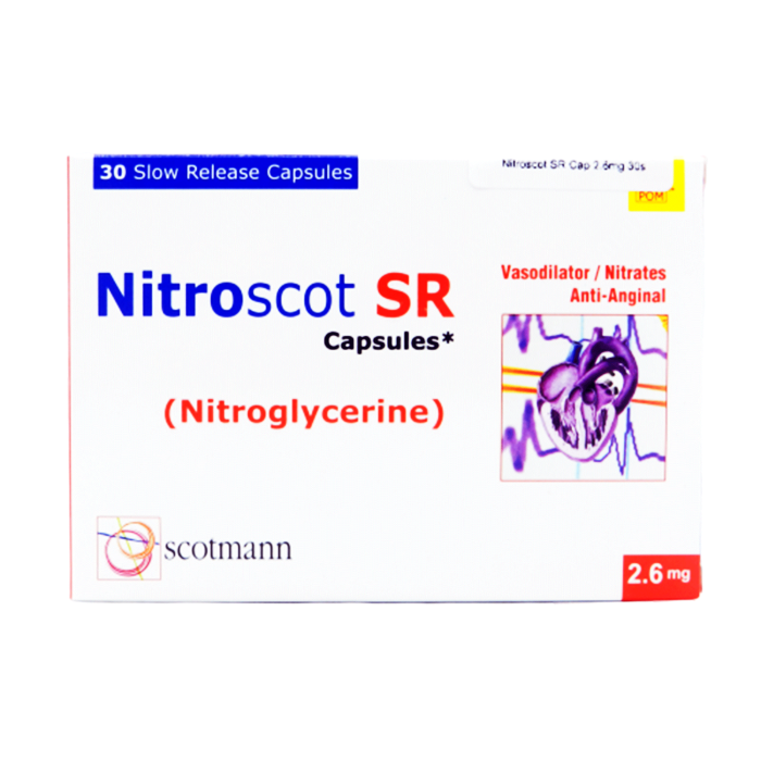 Nitroscot Sr 2.6mg Tablets