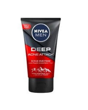 Nivea Deep Clean Acne Attack Scrub Mud Foam 100ml