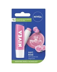 Nivea Lip Balm Soft Rose 5.5ml