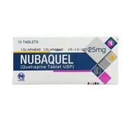 Nubaquel 25mg Tablets 10s