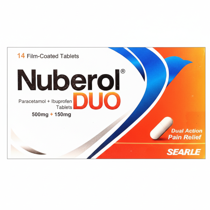 Nuberol Duo 500mg/150mg Tablets (14s)