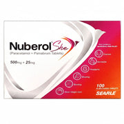 Nuberol She 500mg+25mg Tablets (100s)