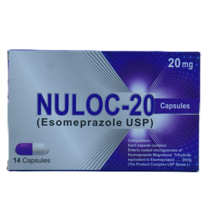 Nuloc 20mg Capsules (14s)