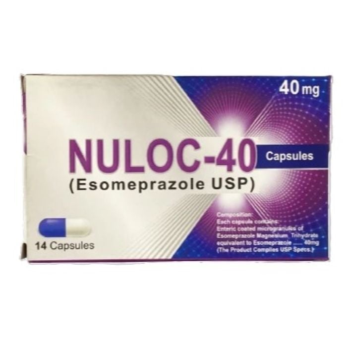 Nuloc 40mg Cap 14s