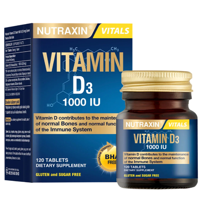 Nutraxin Vitamin D3 Tablets (120s)