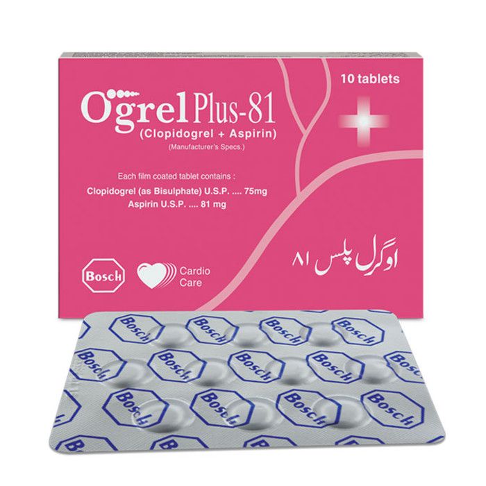Ogrel Plus 81mg Tablets (10s)