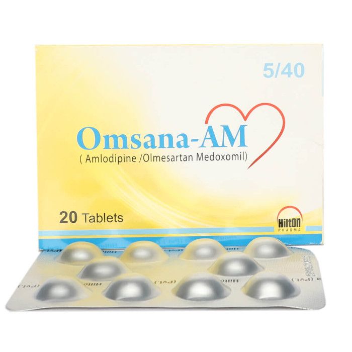Omsana Am 5mg/40mg Tablets (20s)