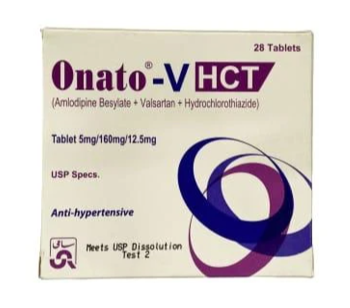 Onato V Hct 5mg/160mg/12.5mg Tablets (28s)