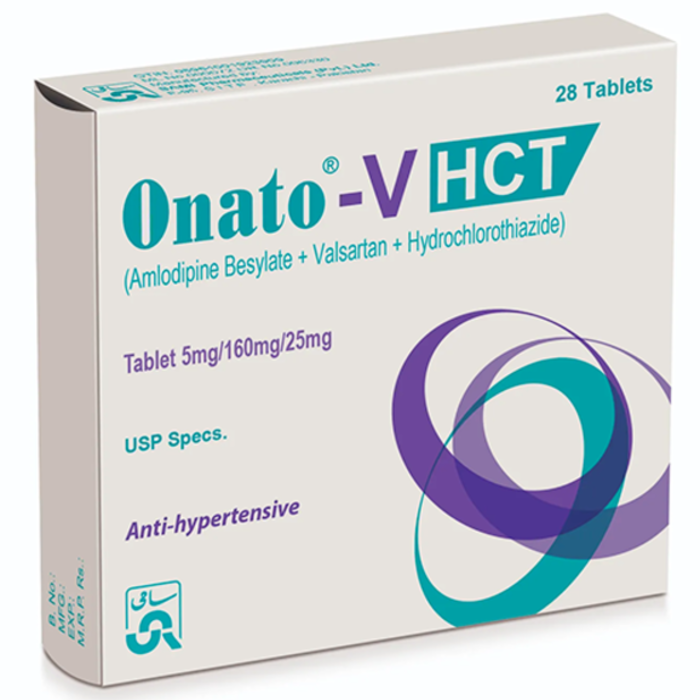 Onato V Hct 5mg/160mg/25mg Tablets (28s)