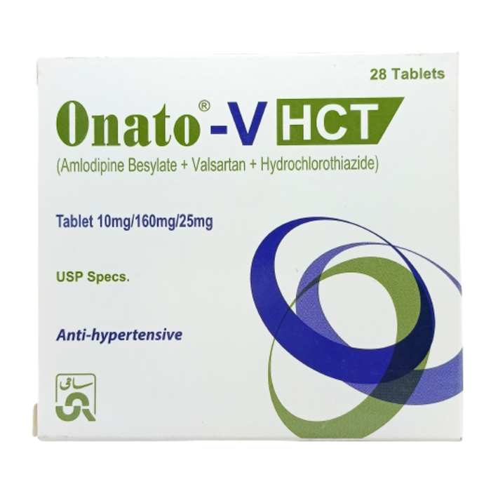 Onato V Hct 10mg/160mg/25mg Tablets (28s)