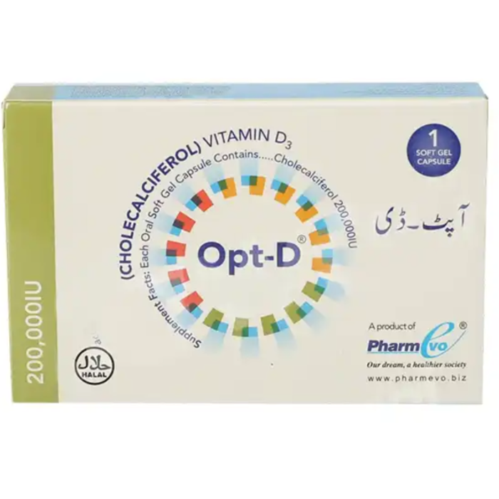 Opt D Capsules 200000Iu (1s)