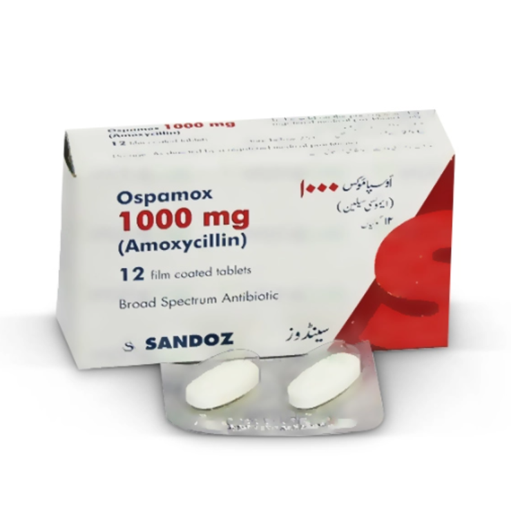 Ospamox 1000mg Tablets (12s)