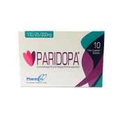 Paridopa 100mg 25mg 200mg Tablets