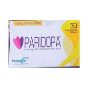 Paridopa 150mg 37.5mg 200mg Tablets
