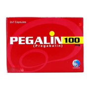 Pegalin 100mg Capsules 14s