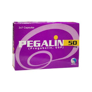 Pegalin 50mg Capsules 14s