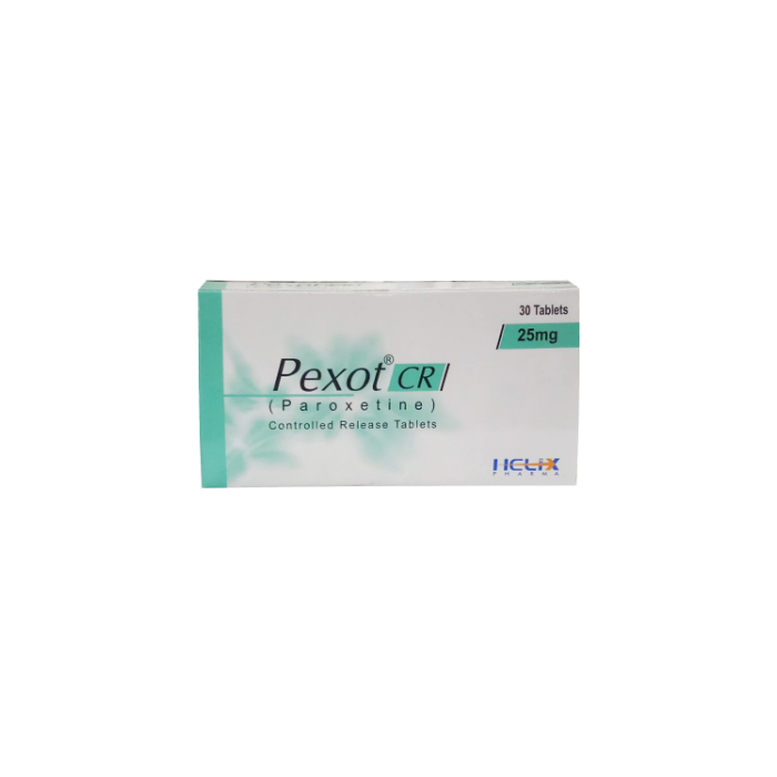 Pexot Cr 25mg Tablets