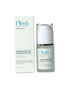 Plush Natural Face Serum 30ml Hydrating Hyaluronic Acid